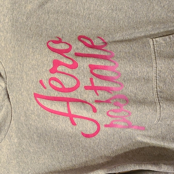 Aéropostale Grey Hoodie Sz M - Picture 3 of 8